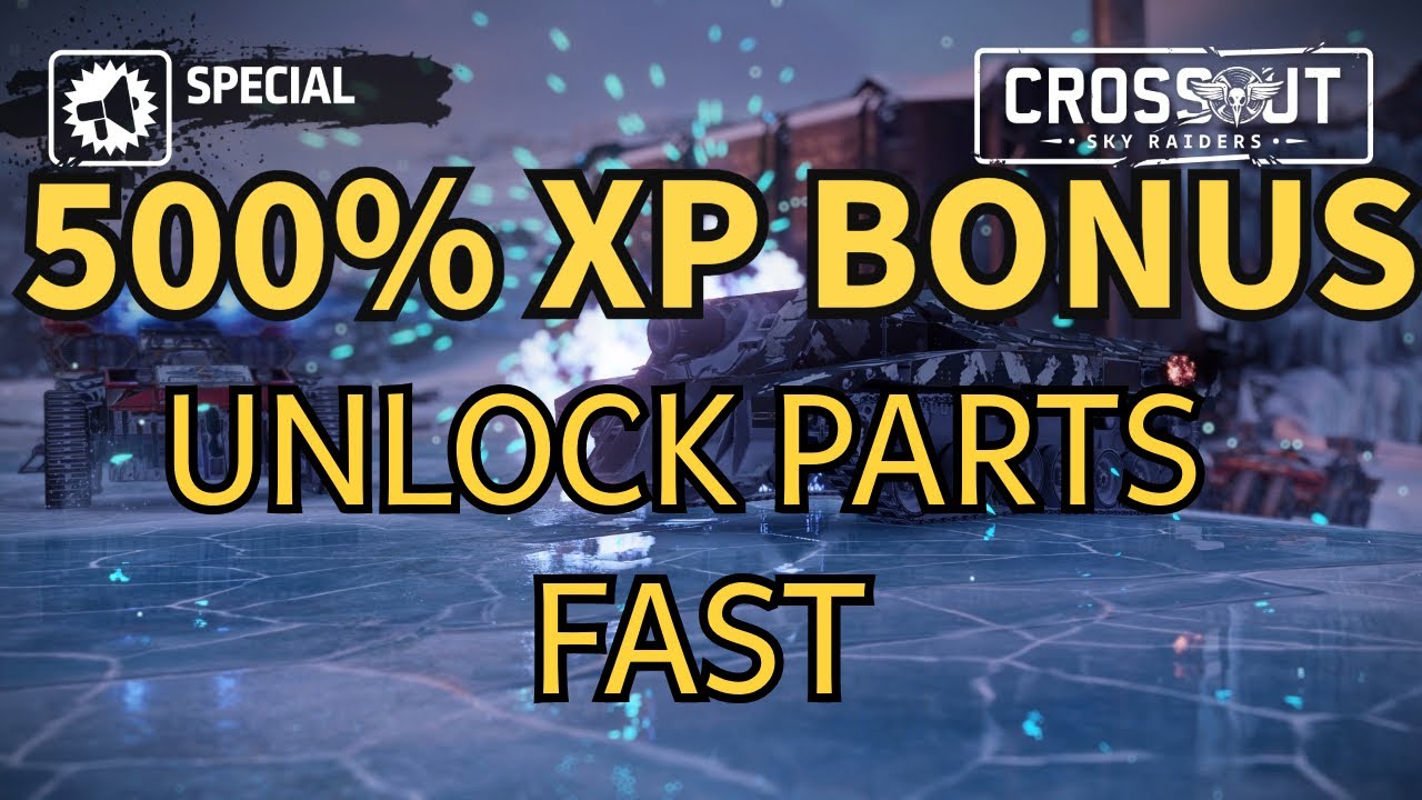 BEST EVENT for NEW Players! CROSSOUT Starter Guide How to Earn More XP(Reputaton) to Unlock Parts
