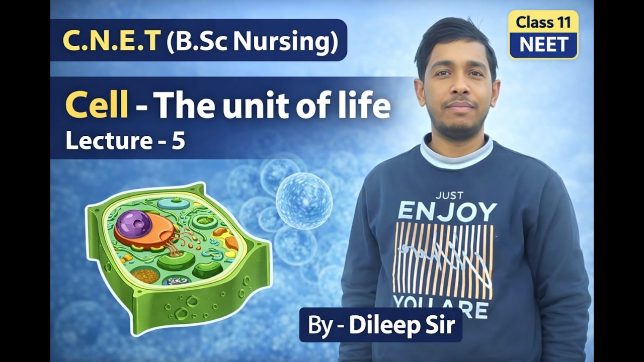 Mitochondria | Powerhouse of Cell | Cell The Unit of Life | CNET B.Sc Nursing | By Dileep Sir