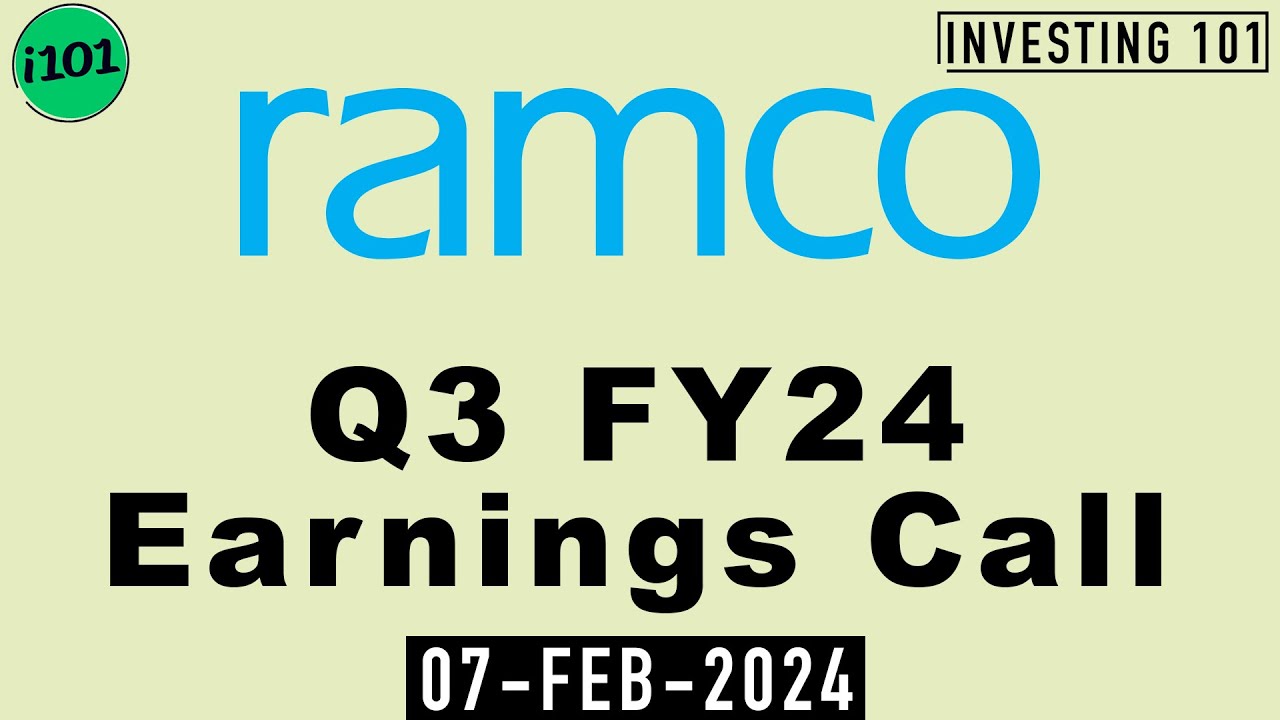 Ramco Systems Q3 FY24 Earnings Call | Ramco Systems Limited FY24 Q3 Concall