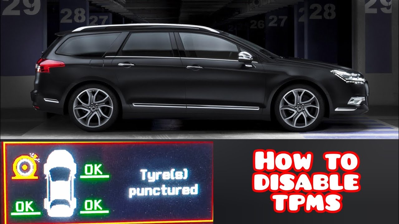Citroen C5 X7 disable TPMS with diagbox