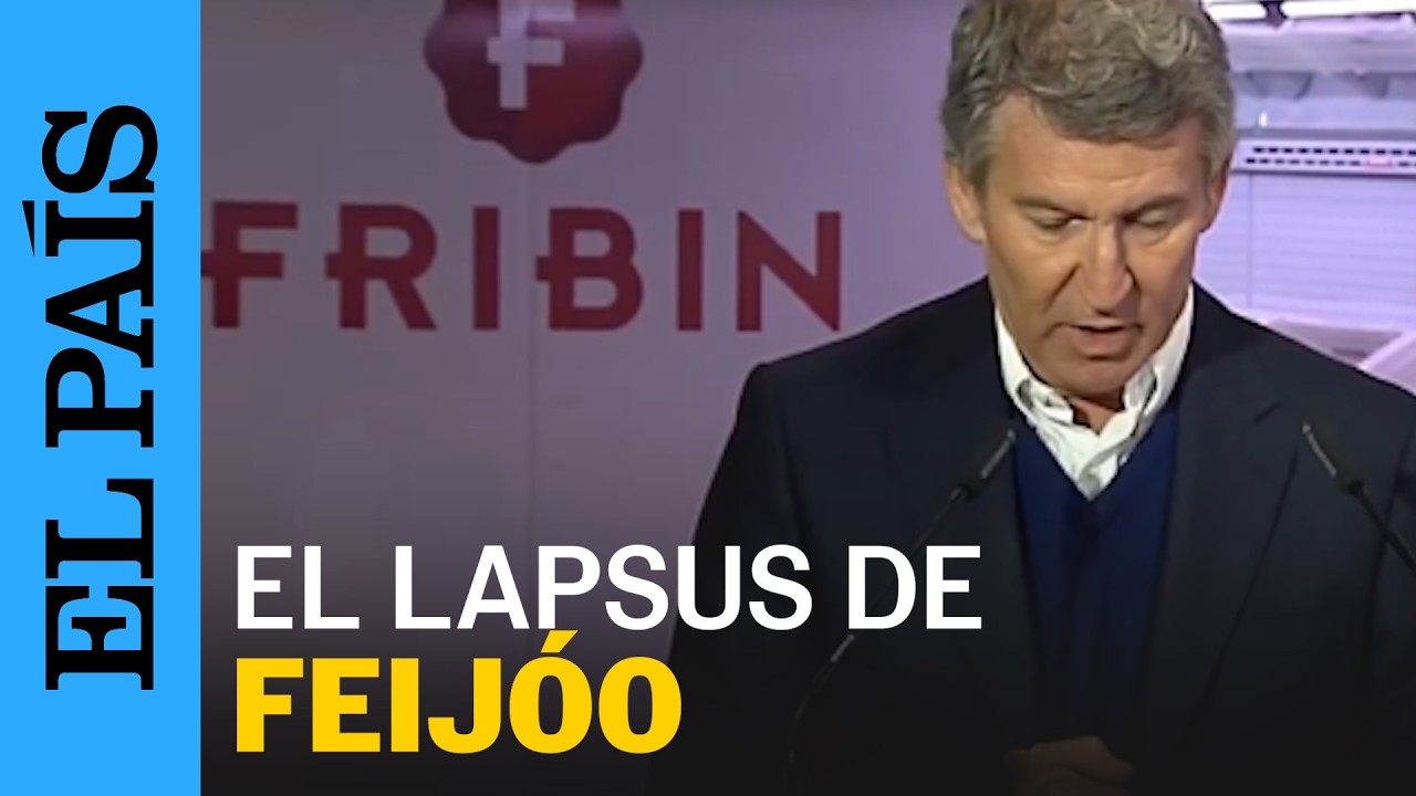 Feijóo dice mal el nombre de la empresa que visita ocho veces seguidas: 