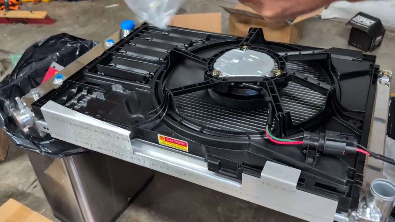Brushless Cooling fan demo for automotive