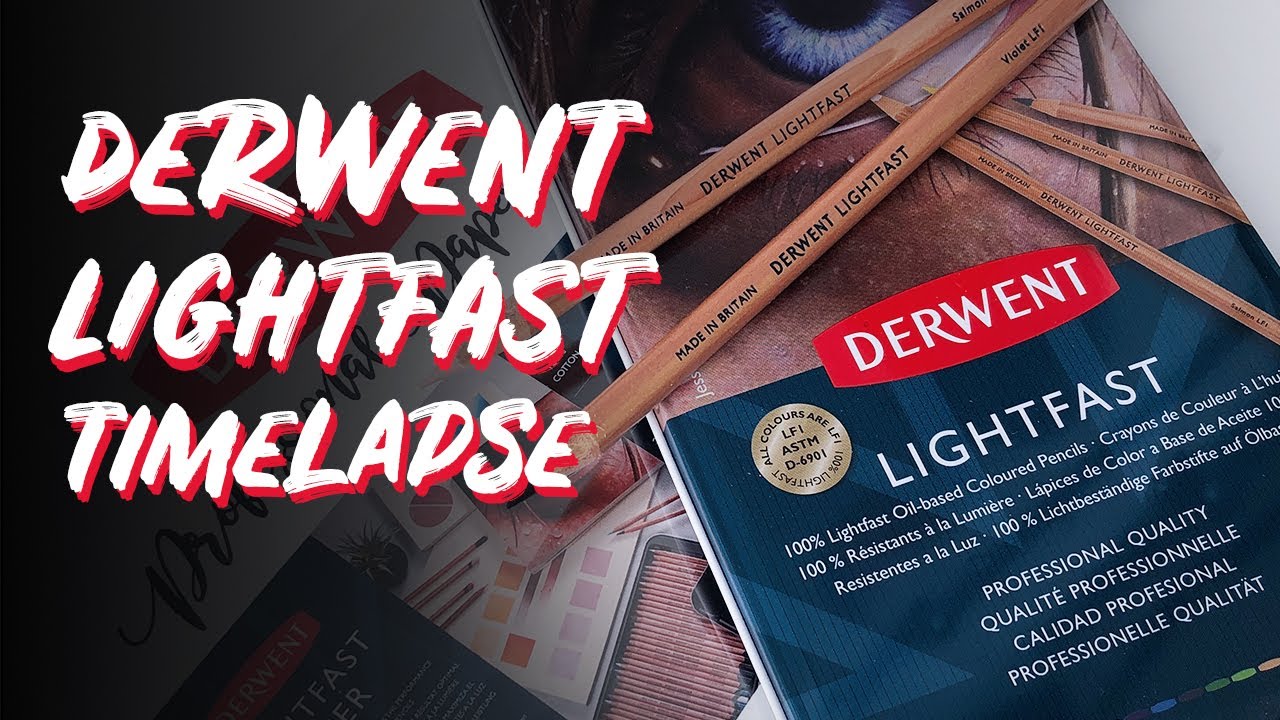 Derwent Lightfast DEMO & REVIEW Timelapse
