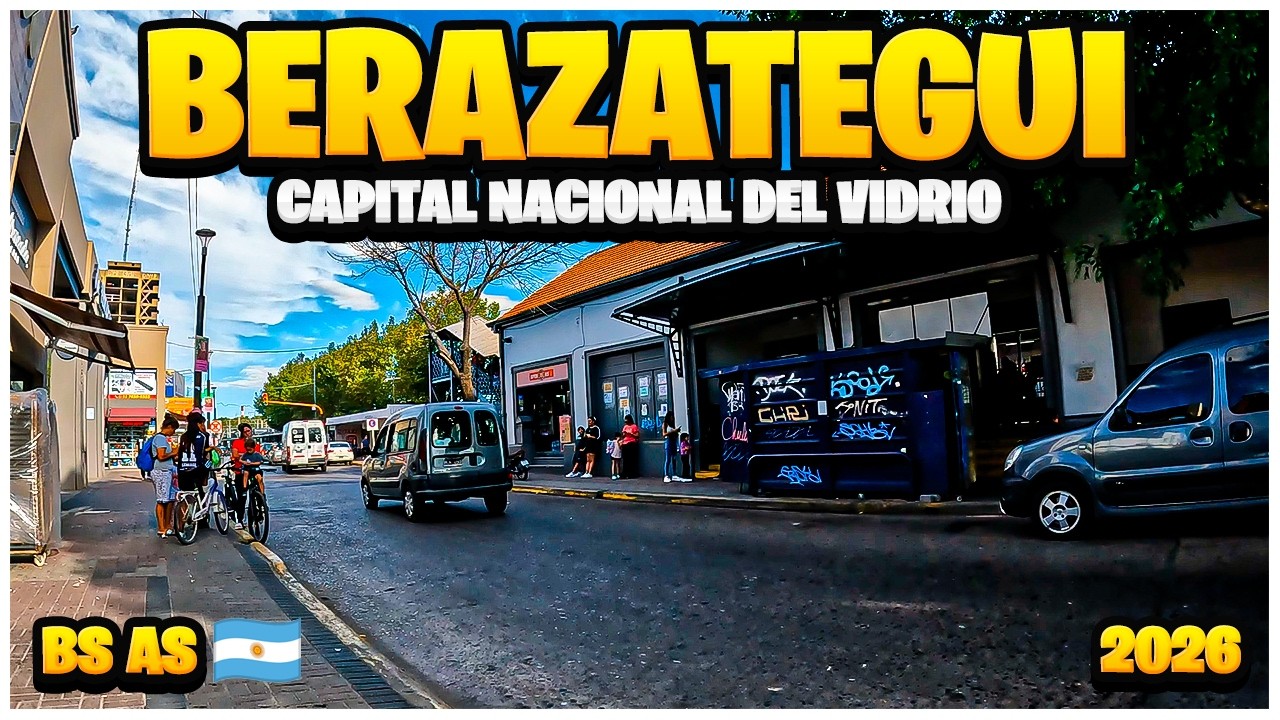 Estacion Berazategui : asi se vive alrededor del tren [4K]
