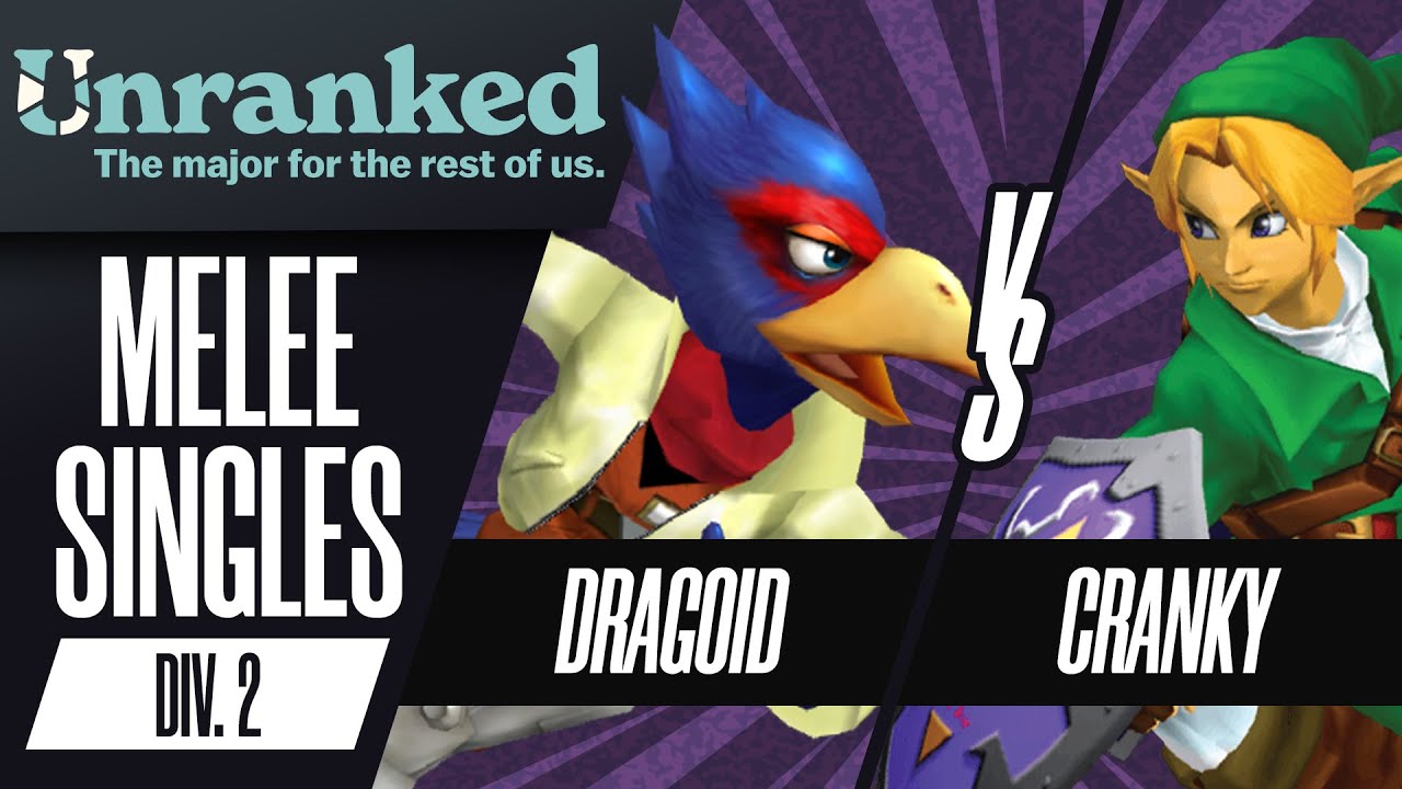 Dragoid (Falco) vs Cranky (Link) - Unranked 2025 - Melee Singles - Division 2