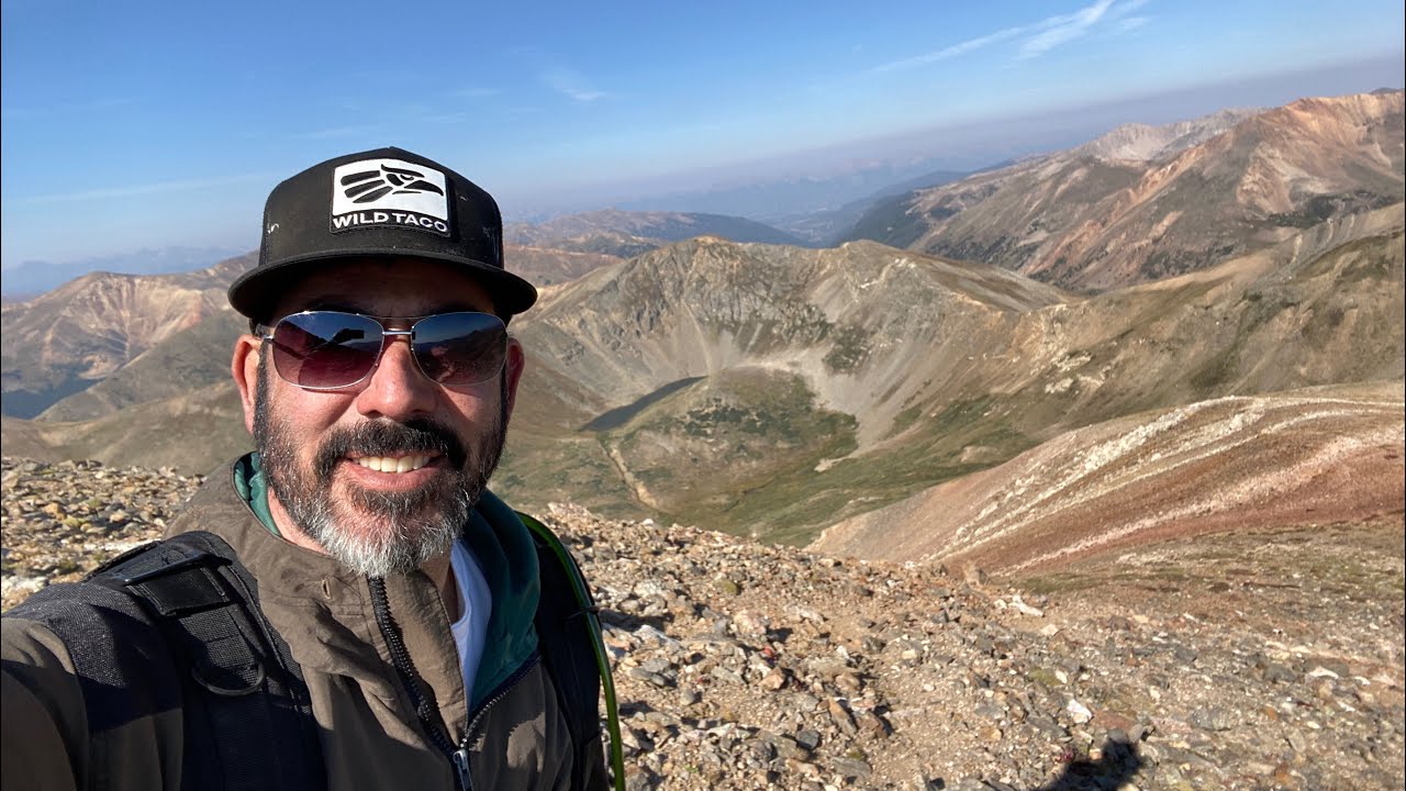 #47 Square Top Mountain 13,783 ft, #48 Argentine Peak 13,734 ft, and #49 Mount Wilcox 13,163 ft.