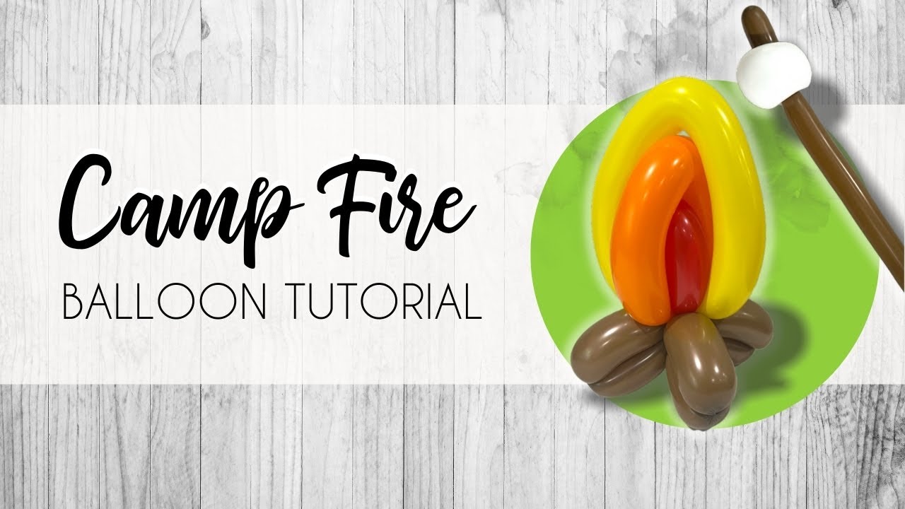 Campfire S’mores Balloon Twisting Tutorial!
