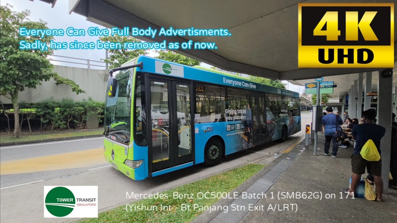 TTS Mercedes-Benz OC500LE Batch 1 (SMB62G) on 171 (Yishun Int - Bt Panjang Stn Exit A/LRT)
