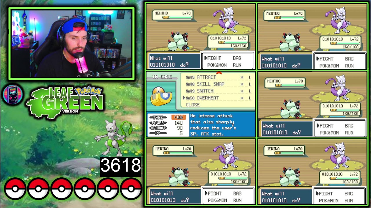 SHINY HUNTING EVERY LEGENDARY IN POKEMON LEAF GREEN FIRE RED