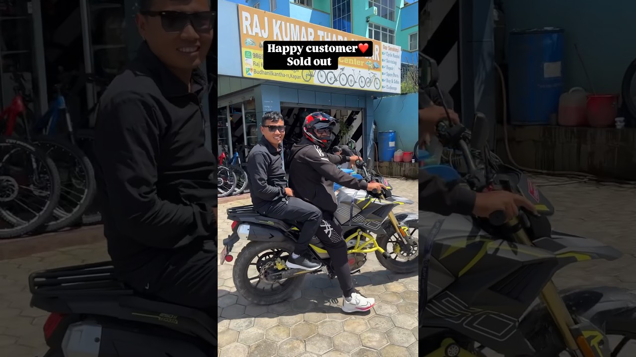 Happy customer😍 Whatsapp 9766872044 for dirt bike rental buy,sales or exchange ​⁠