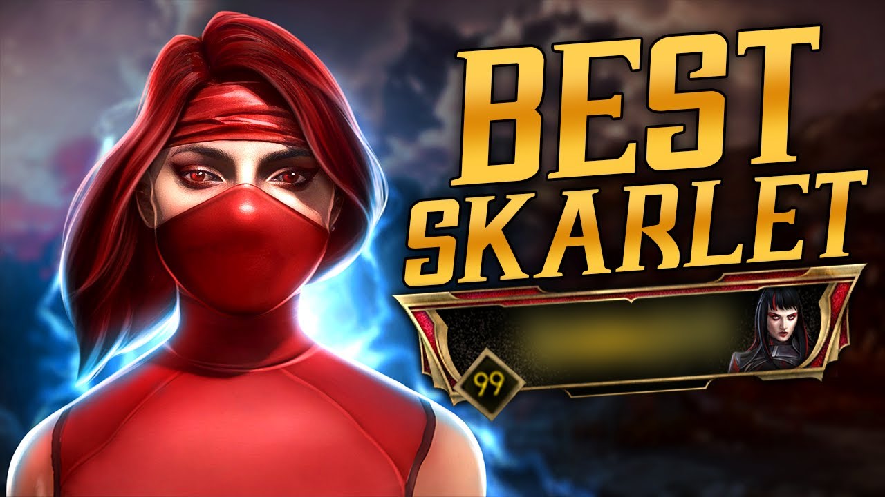 Бросьте вызов ЛУЧШЕЙ СКАРЛЕТ в Mortal Kombat 11 (напряжённые матчи)