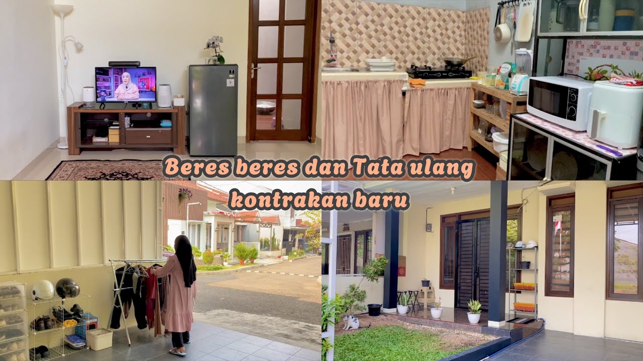 BERES BERES DAN TATA ULANG KONTRAKAN BARU 🌸