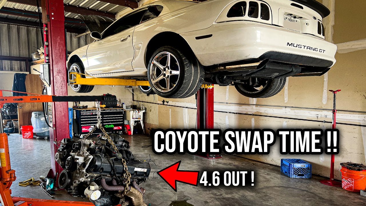 Pulling The 2v 4.6 ! Coyote Swapped SN95 | Ep 1