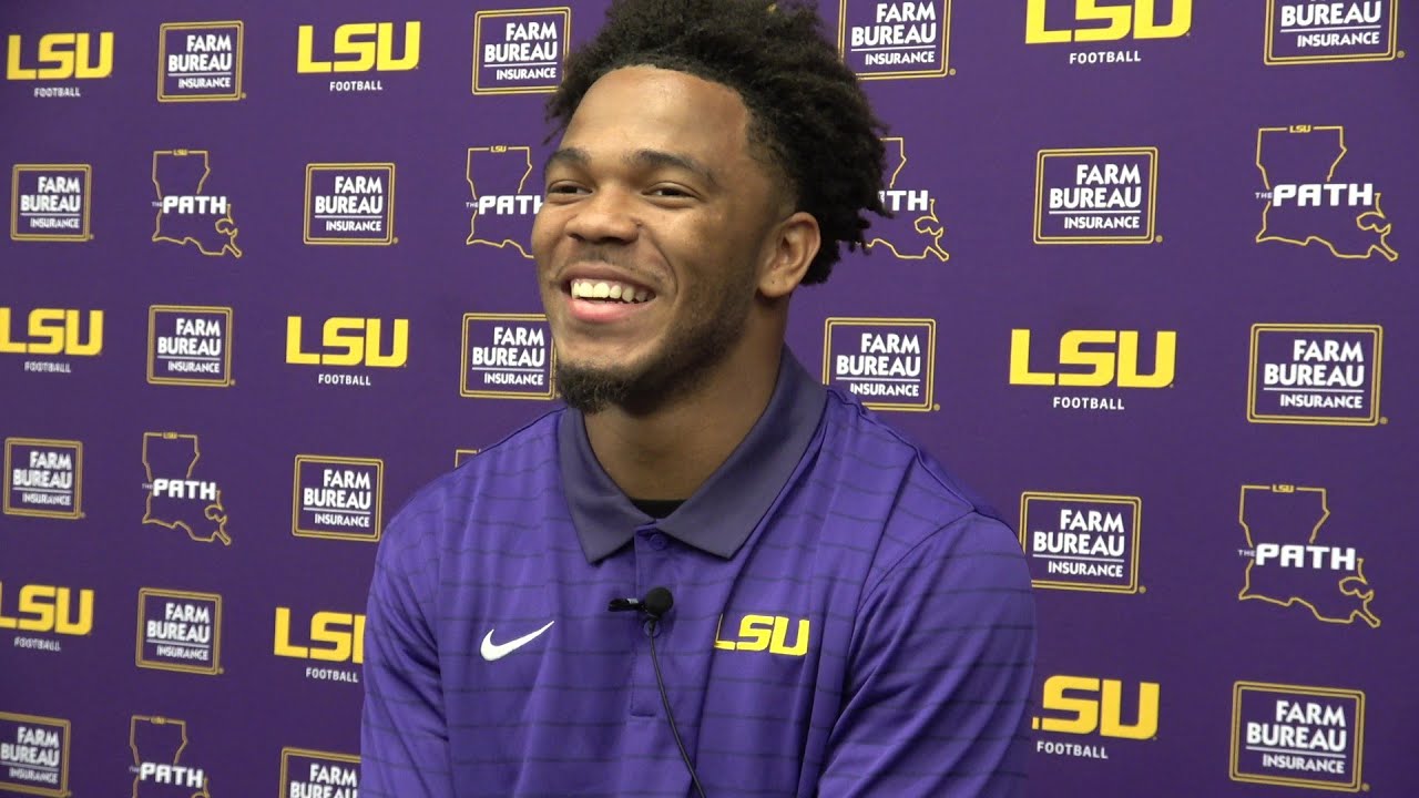 LSU DB Tamarcus Cooley last week of Tigers fall camp interview