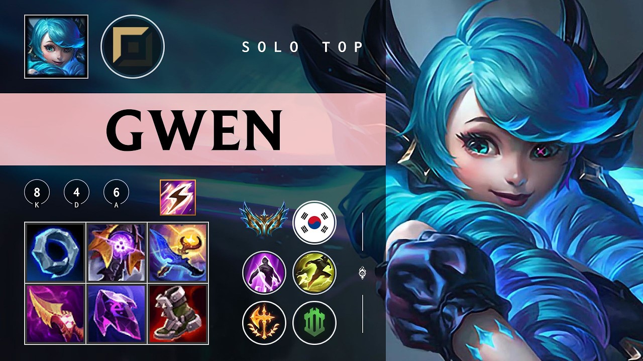 Gwen Top vs Zaahen - KR Challenger Patch 26.05