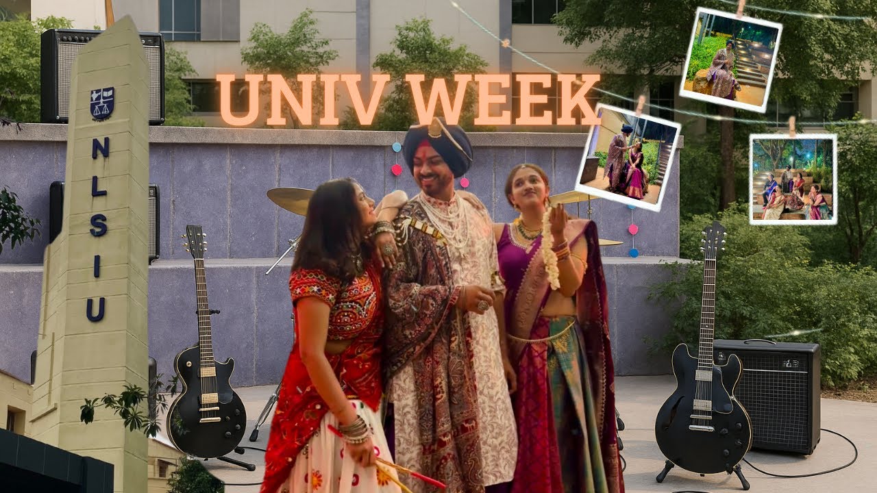 Best week in the year at NLSIU| UnivWeek 2025 | LLM Batch 2025 Last Ride | Singing, Dance, Drama |
