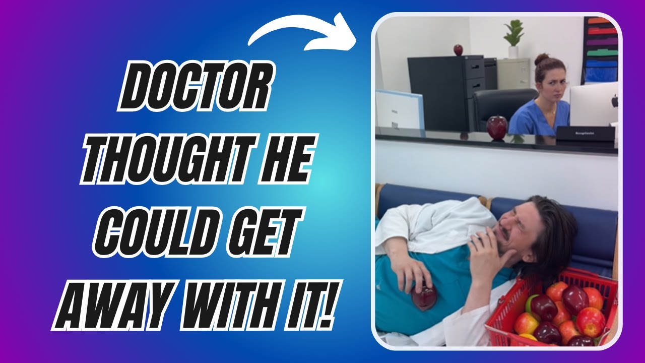The nurse didn't understand what was happening😂🤣🍎