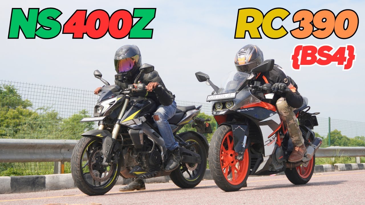 Pulsar NS400Z vs KTM RC390 Drag Race 🔥🔥