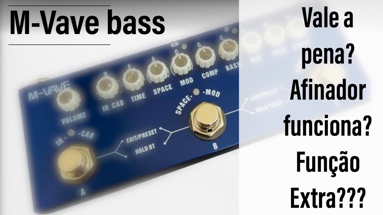 M-Vave Bass !!! O Cuvave cube baby pra contra baixo!!!!