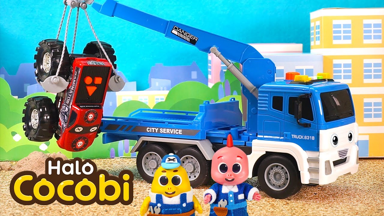 Lagu Truk Derek | Lagu Mobil Anak | Car Song for Kids | Halo Cocobi