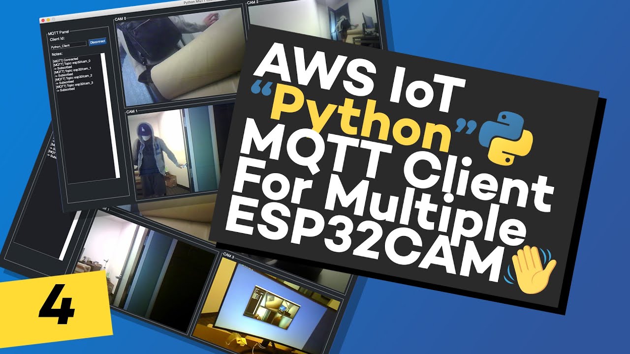 AWS IoT | Python MQTT Client for Multiple ESP32CAM