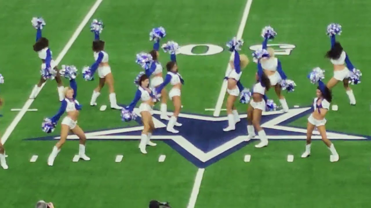 my final 2024 Dallas Cowboys Cheerleaders vid, thunder struck closeups 1/5/25