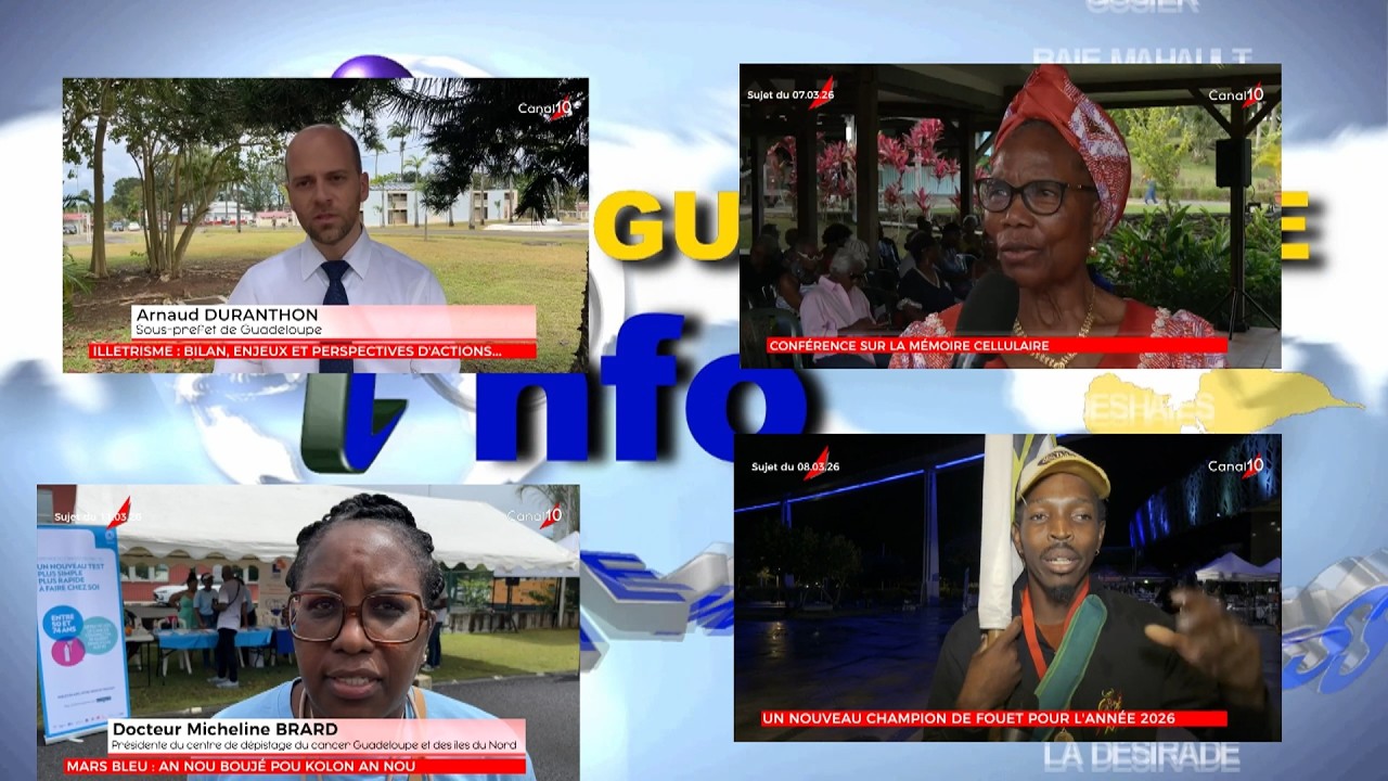 Onews Guadeloupe le jt de canal 10