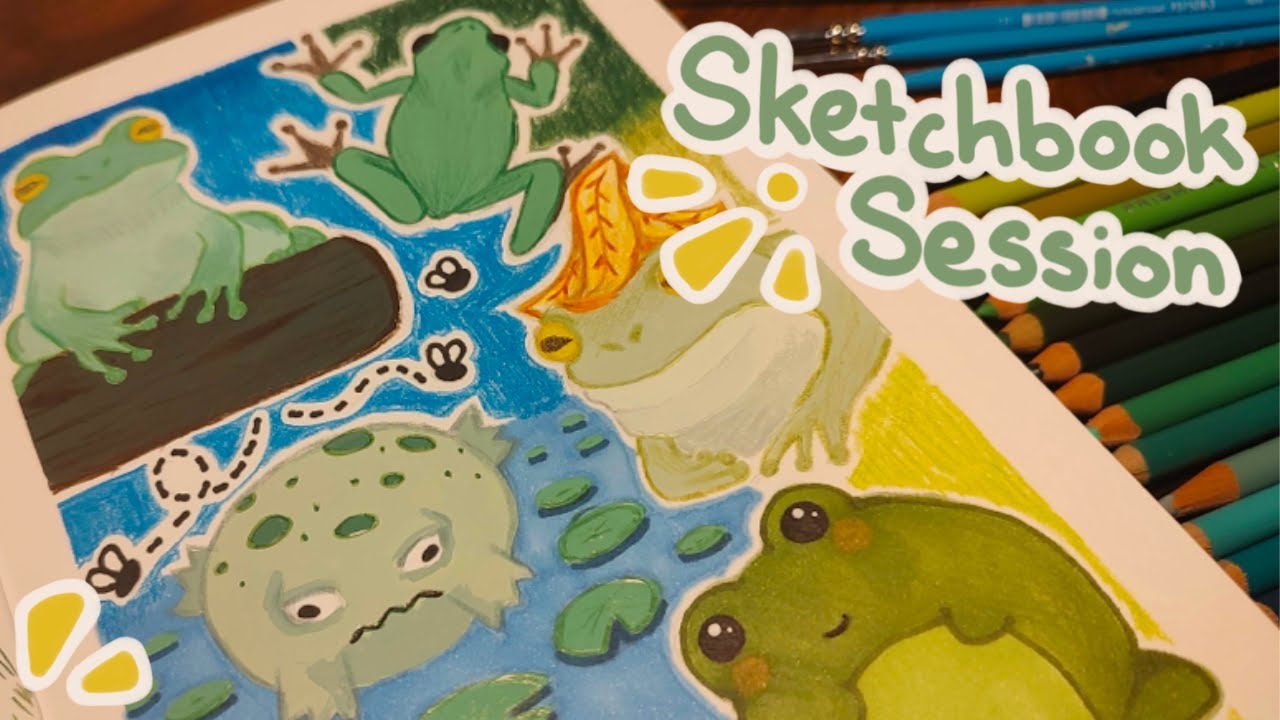 Chill Sketchbook Session #1 || my first art sale experience