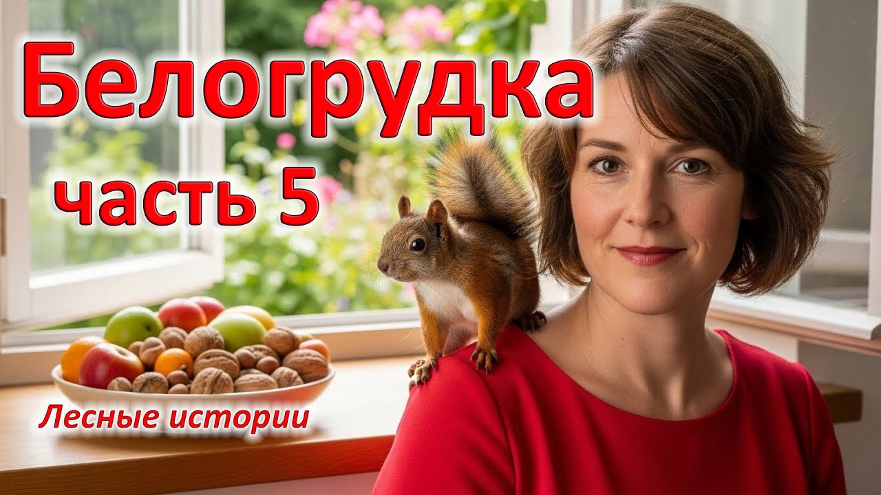 Белочка Белогрудка, часть 5. | Лесные истории.