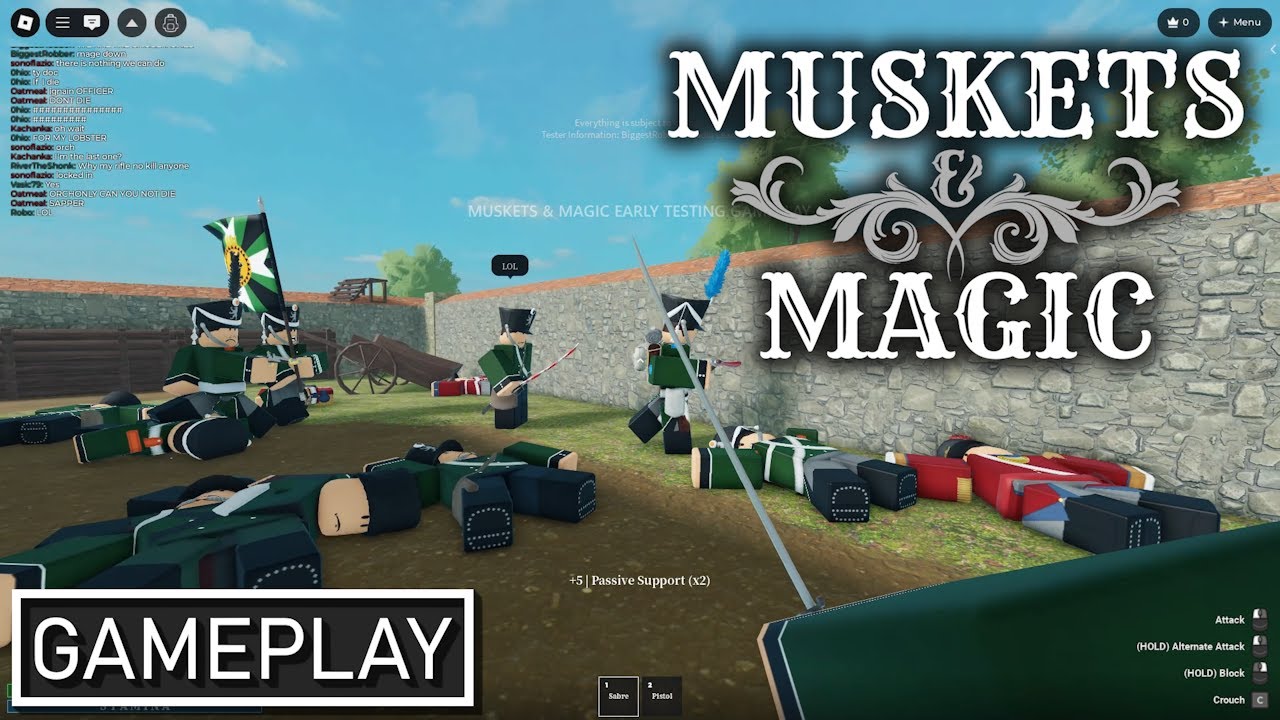 MUSKETS & MAGIC Gameplay and Dev Announcement | Roblox