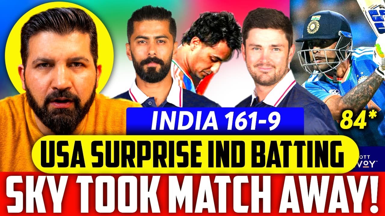 SKY gives hope to India after USA surprise mighty Indian batting, match in balance?