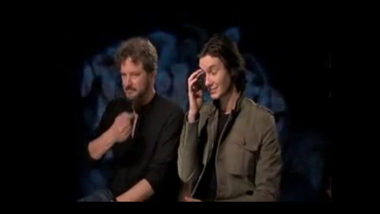 Ben Barnes and Colin Firth trying to put up with each other for 2 minutes