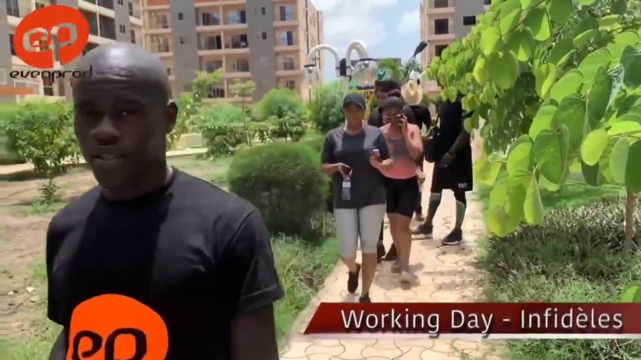 Serie INFIDELE en mode de tournage