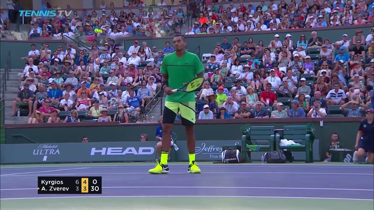Nick Kyrgios best tweener/hot dog shots!