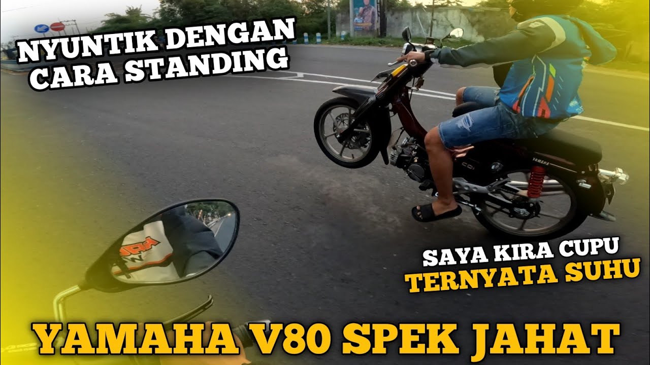 TEST RIDE YAMAHA V80 SPEK JAHAT PAKAI TURBO, GIGI 3NYA SAMPAI 100KM!! MOTOR INI KENCANG SEKALI