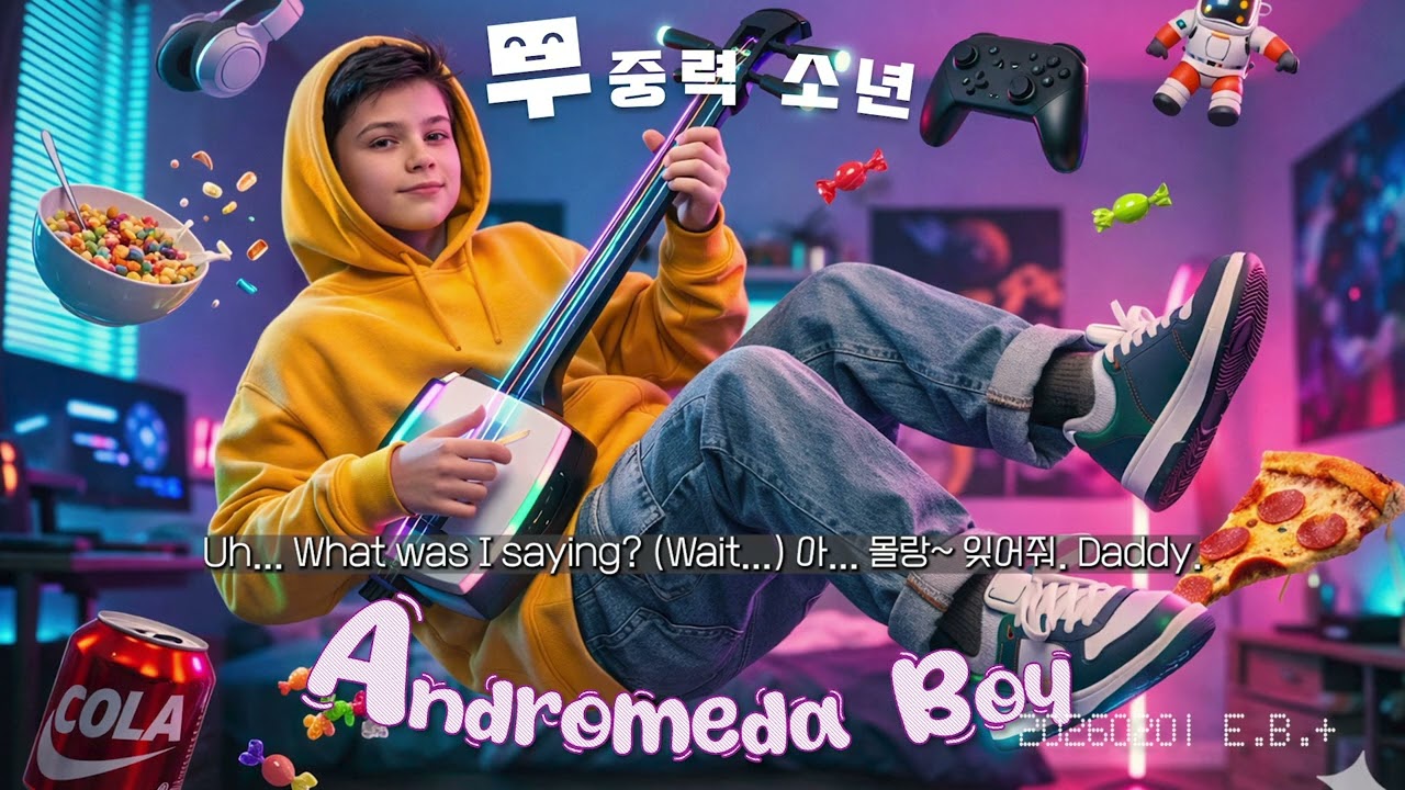 무슨 생각 하는지 모를 아들을 위한 몽환적인 노래 | Andromeda Boy (Dreamy K-Indie)