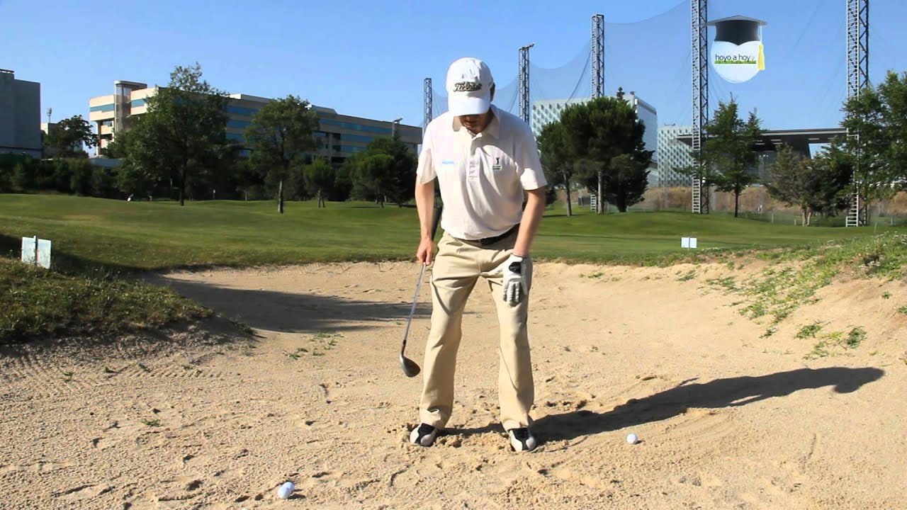 Lecciones de golf - en el bunker