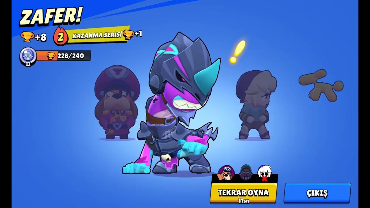 Brawl stars da şanslı gün