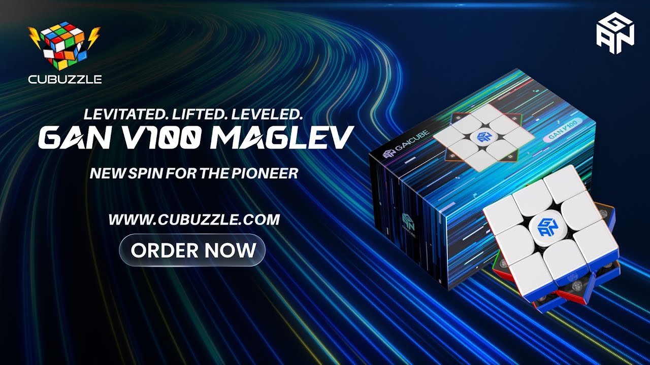 New inGAN V100 Maglev UV 3x3 Magnetic Speedcube | Unboxing and First Impressions | cubuzzle