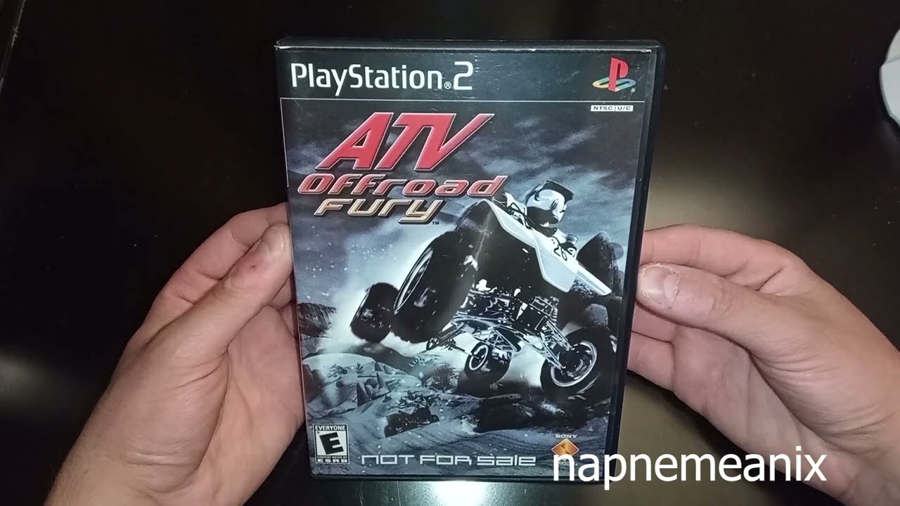 ATV Offroad Fury Not For Sale Unboxing Black Label Complete PS2