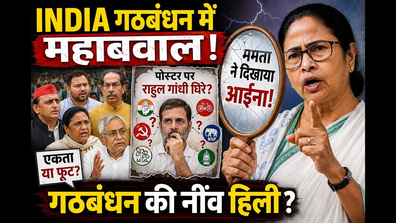 INDIA Alliance in Crisis? Rahul Gandhi Faces Heat as Opposition Unity Cracks| public news.