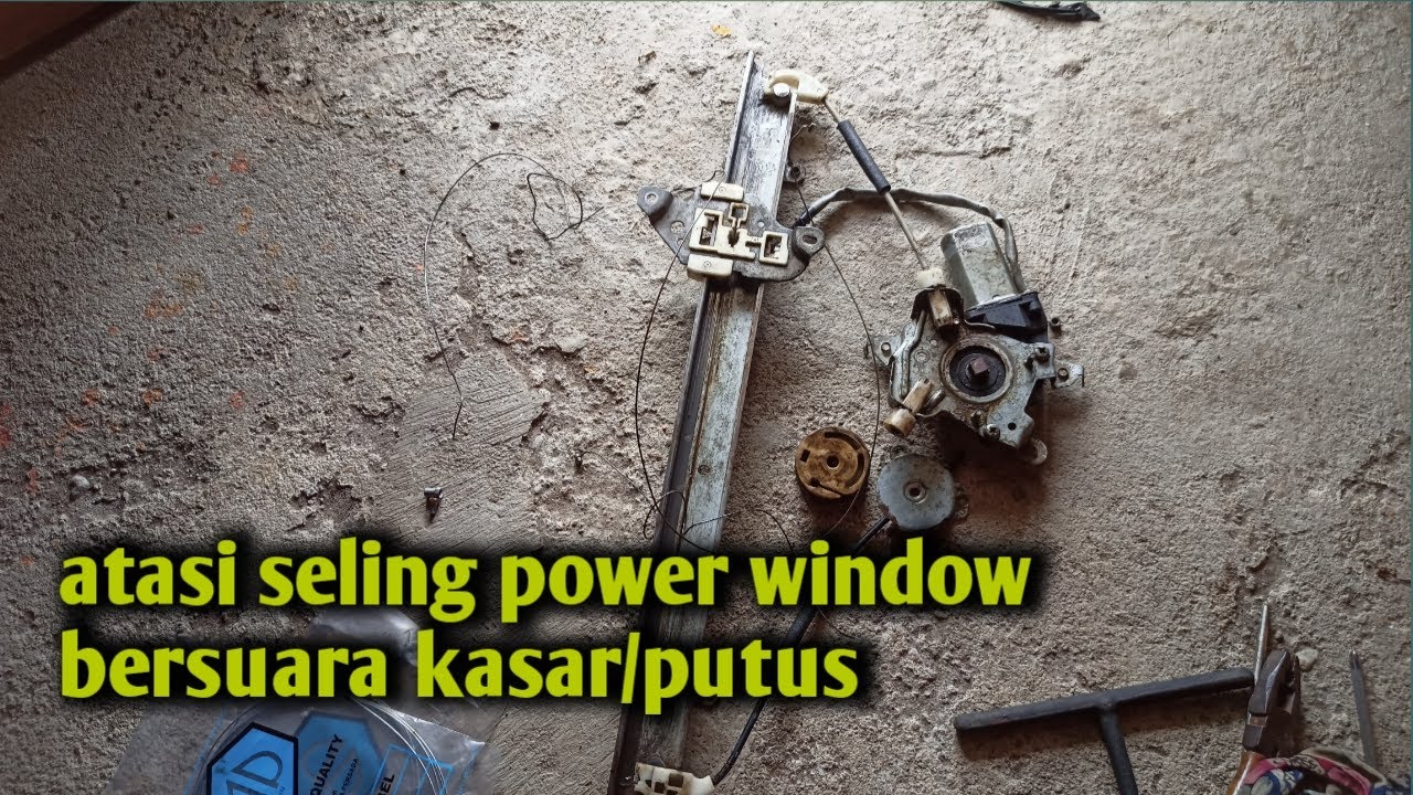 cara memperbaiki power window dimobil Nissan X-trail //power window cable replacement X-trail