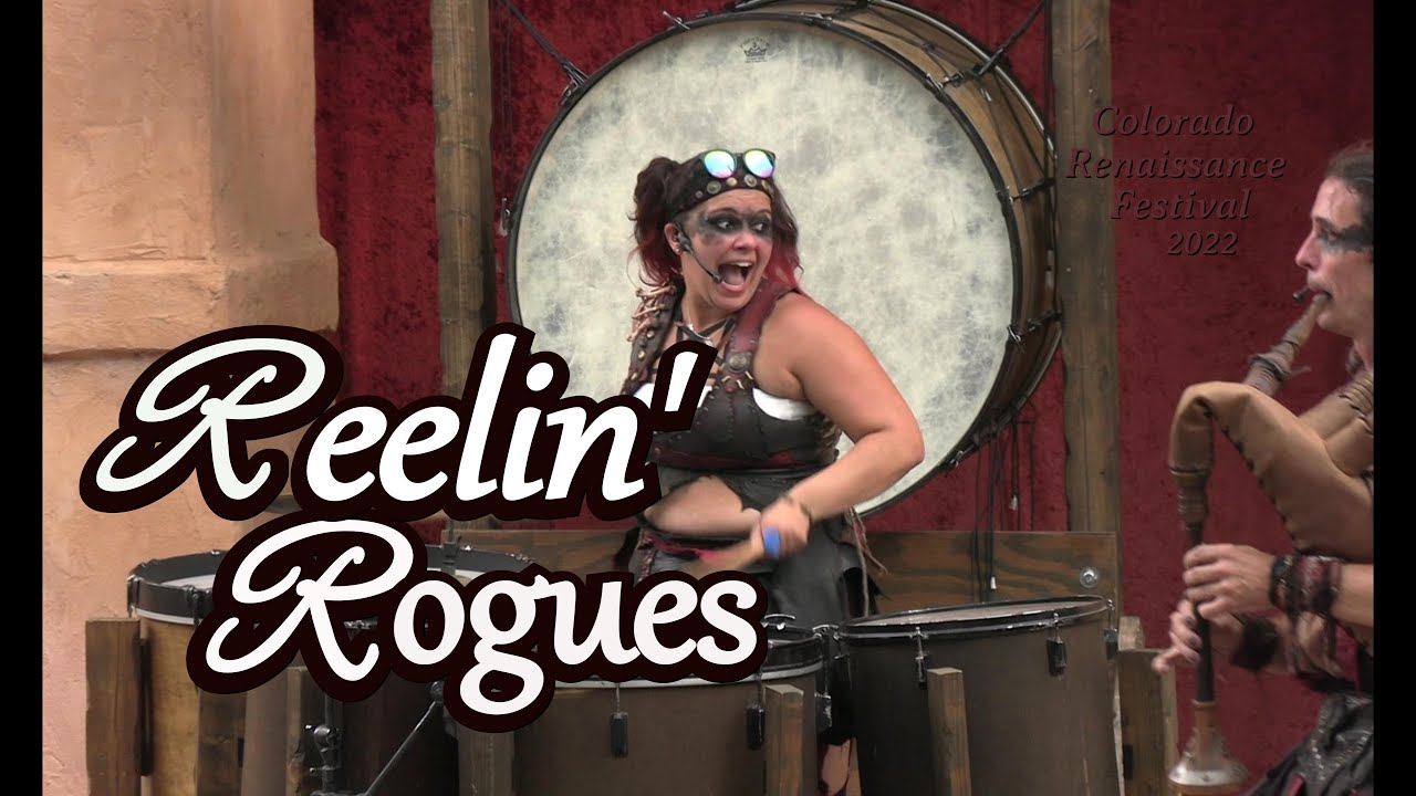 Reelin' Rogues high-energy Celtic/Rock music at The Colorado Renaissance Festival