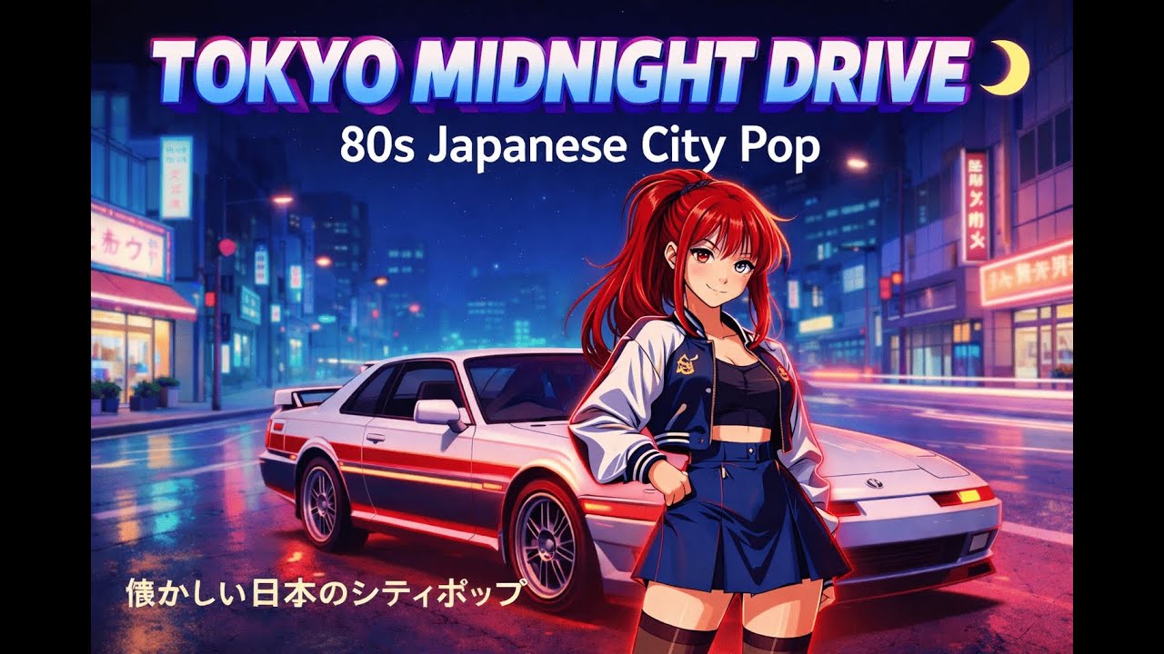 Tokyo Midnight Drive 🌙 80s Japanese City Pop | 懐かしい日本