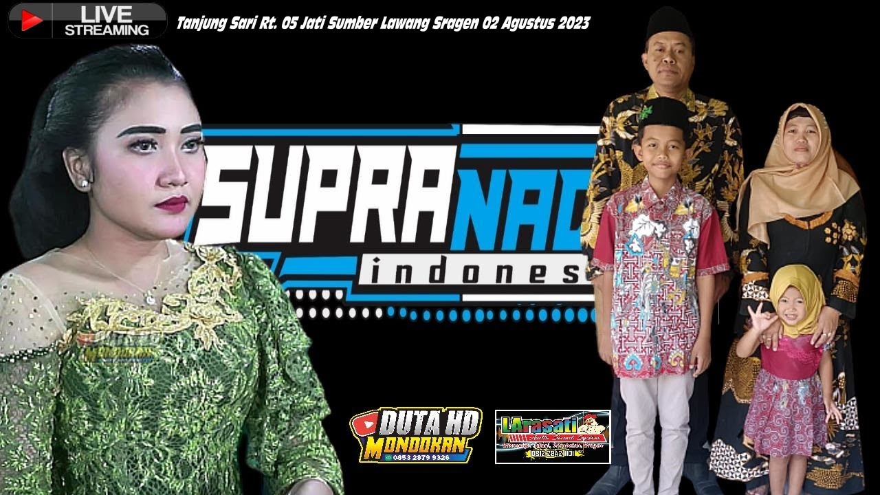 Live SUPRA NADA Vs INA ALAH ALAH//LARASATI AUDIO//DUTA HD MONDOKAN TanjungSari  02 Agustus 2023
