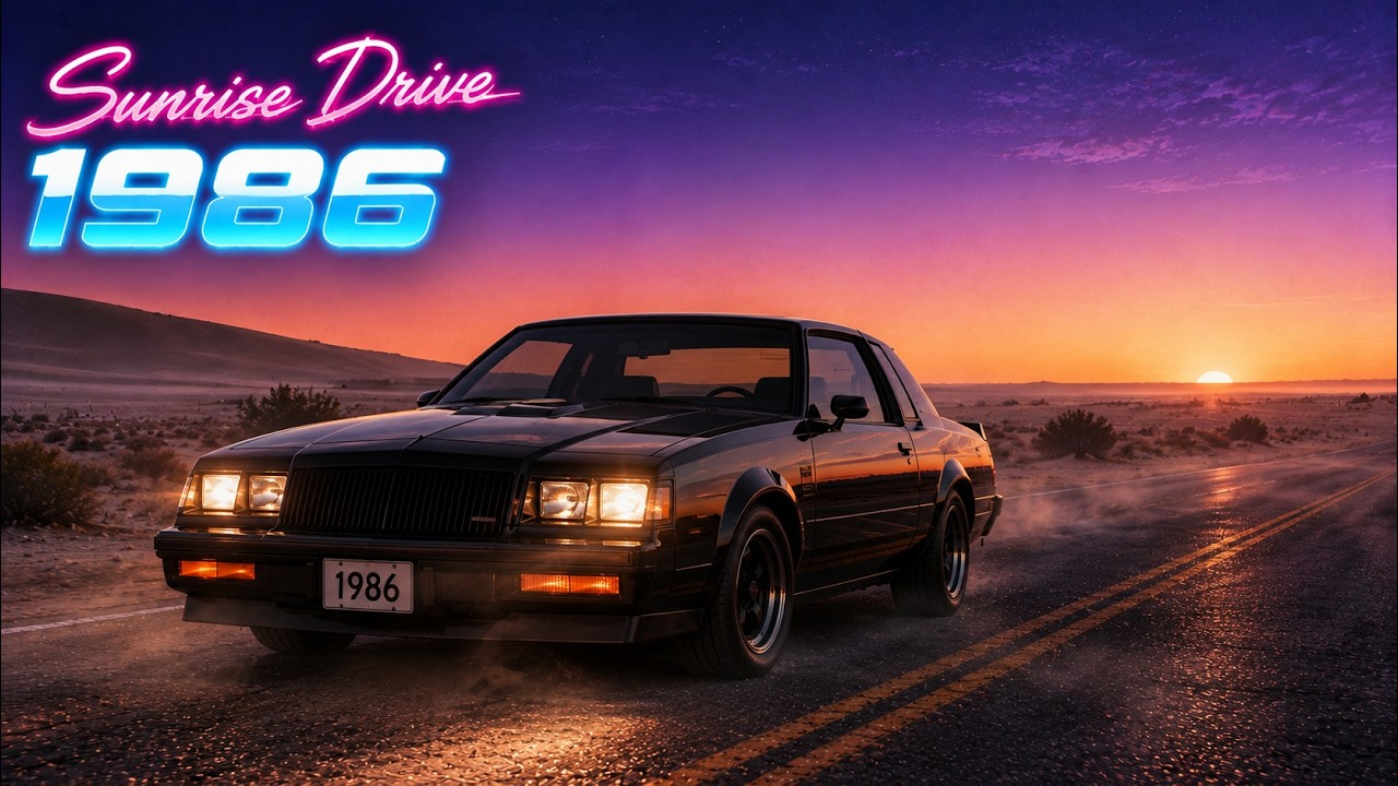 Sunrise Drive 1986 🌅 A Dreamy 1 Hour Synthwave / Retrowave Mix