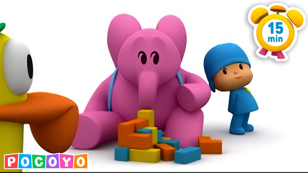 Pocoyo ⭐️ قناة العربية - القناة الرسمية - لوّن عالمي! [15 دقيقة] | كارتون ورسوم متحركة للأطفال