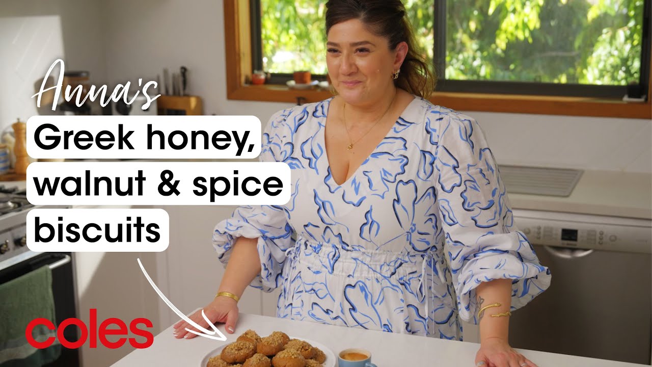 Anna’s Greek Honey, Walnut and Spice Biscuits