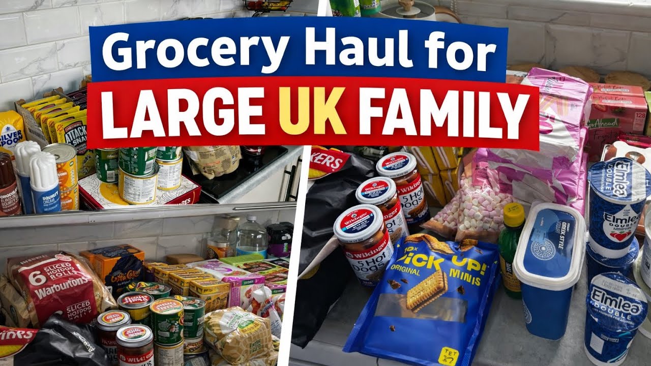 Покупки в ASDA | Продукты питания | Большая семья из Великобритании