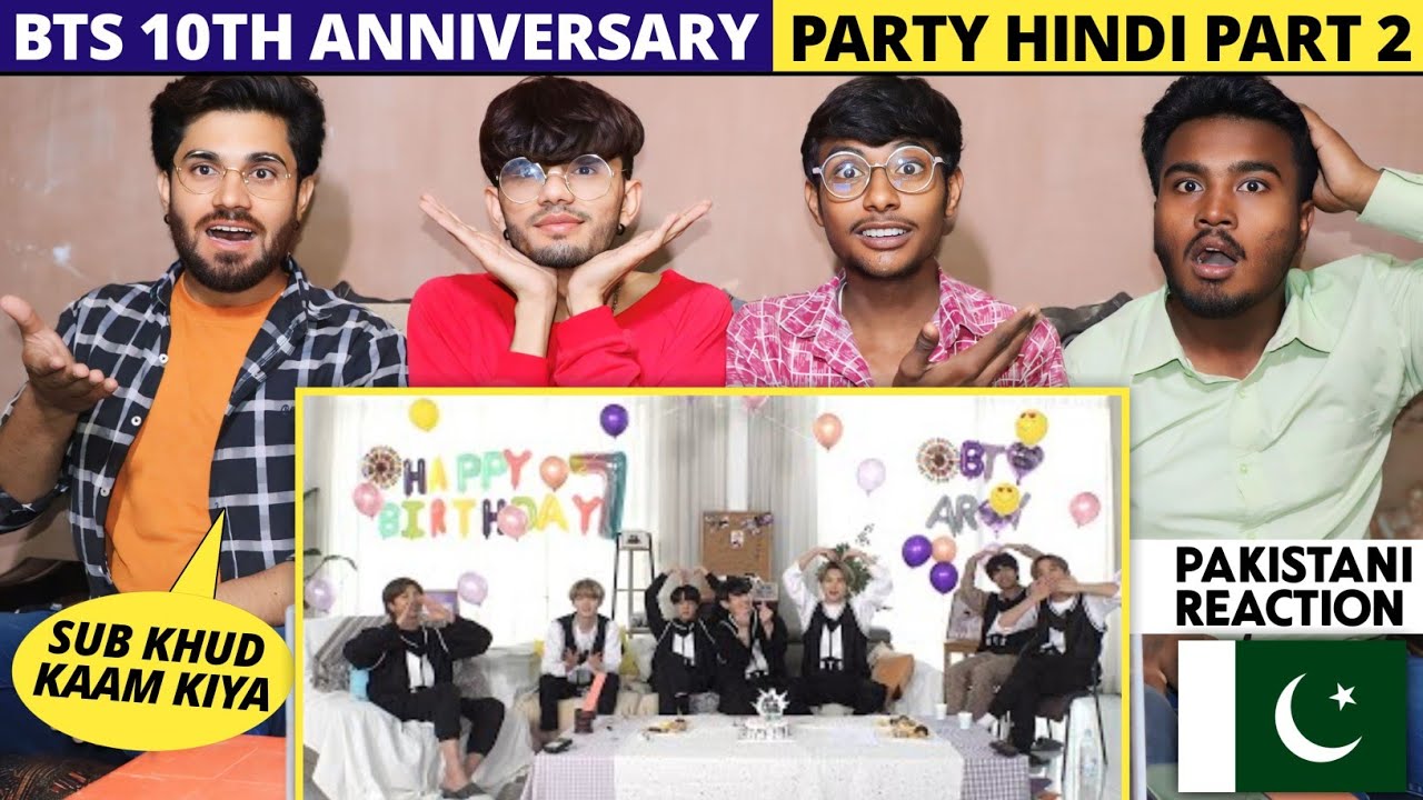 10-летие BTS на хинди, часть 2 - Реакция Пакистана - Шан Раджпут